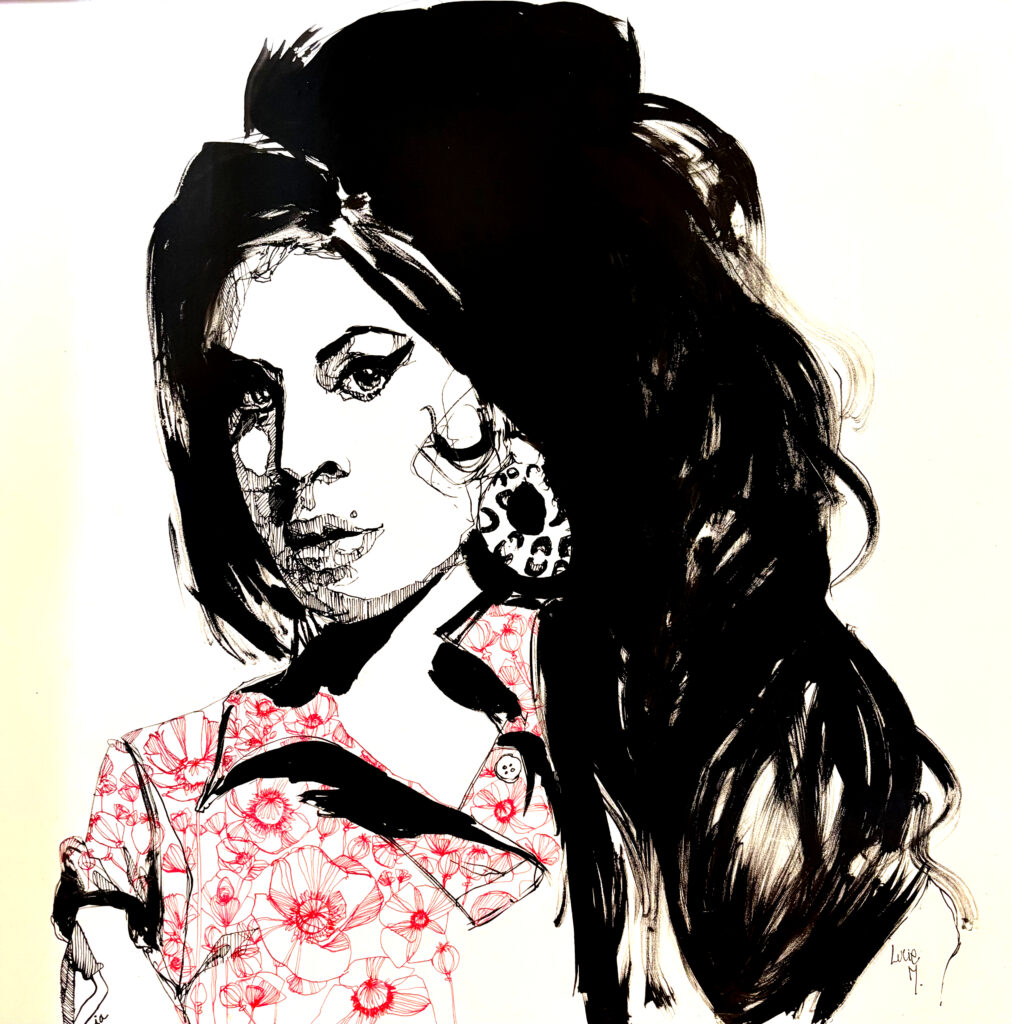 Portrait d'Amy Winehouse