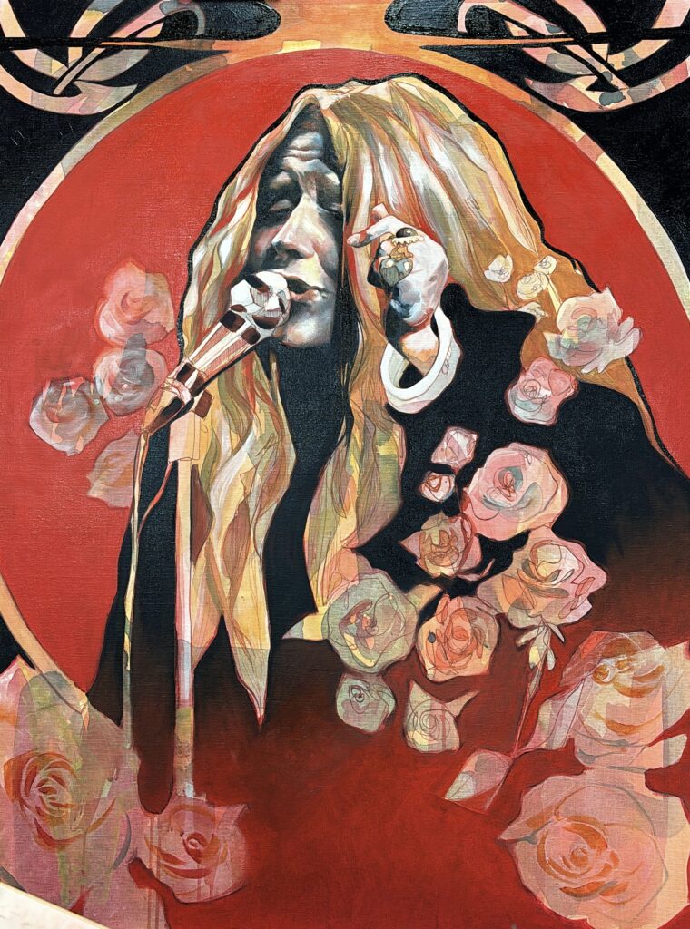 portrait de janis Joplin